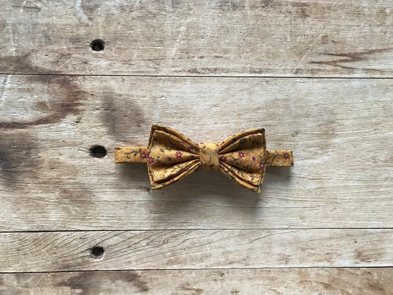 Burnt OrangeDark Red Wedding Kids Bow Tie Adjustable Bow Tie Dapper Lad Simply Me \u2022 Gentlemen Floral Fall Bow Tie Handmade