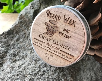 Cigar Lounge Beard Wax | Beard Wax | Beard Care | Beard & Mustache | Gift for Him | Stocking Stuffer | Birthday | Anniversary | Father's Day