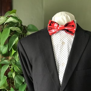 Stars and Constellations Father and Son Bow Tie Set Simply Me \u2022 Gentlemen Wedding Handmade Black