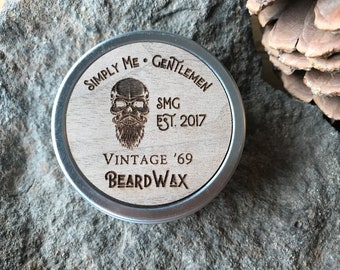 Vintage '69 Cera para barba / Bálsamo para barba / Cuidado de la barba / Regalo / Regalo para él / Día del padre / Relleno de medias / Regalo para novios / Cuidado natural de la barba