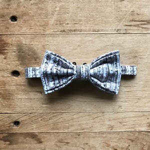 Simply Me • Gentlemen ~ Men’s Bow Tie ~ Bow Tie ~ Birch Trees ~ Nature ~ Dark Grey and White ~ Handmade ~ Gift ~ Wedding ~ Menswear