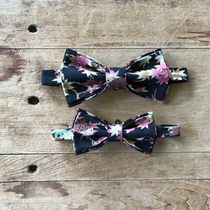 Simply Me • Gentlemen | Gents | Men’s Bow Tie | Japanese Maple | Black/Gold/Red/Orange | Adjustable | Handmade | Wedding |Prom