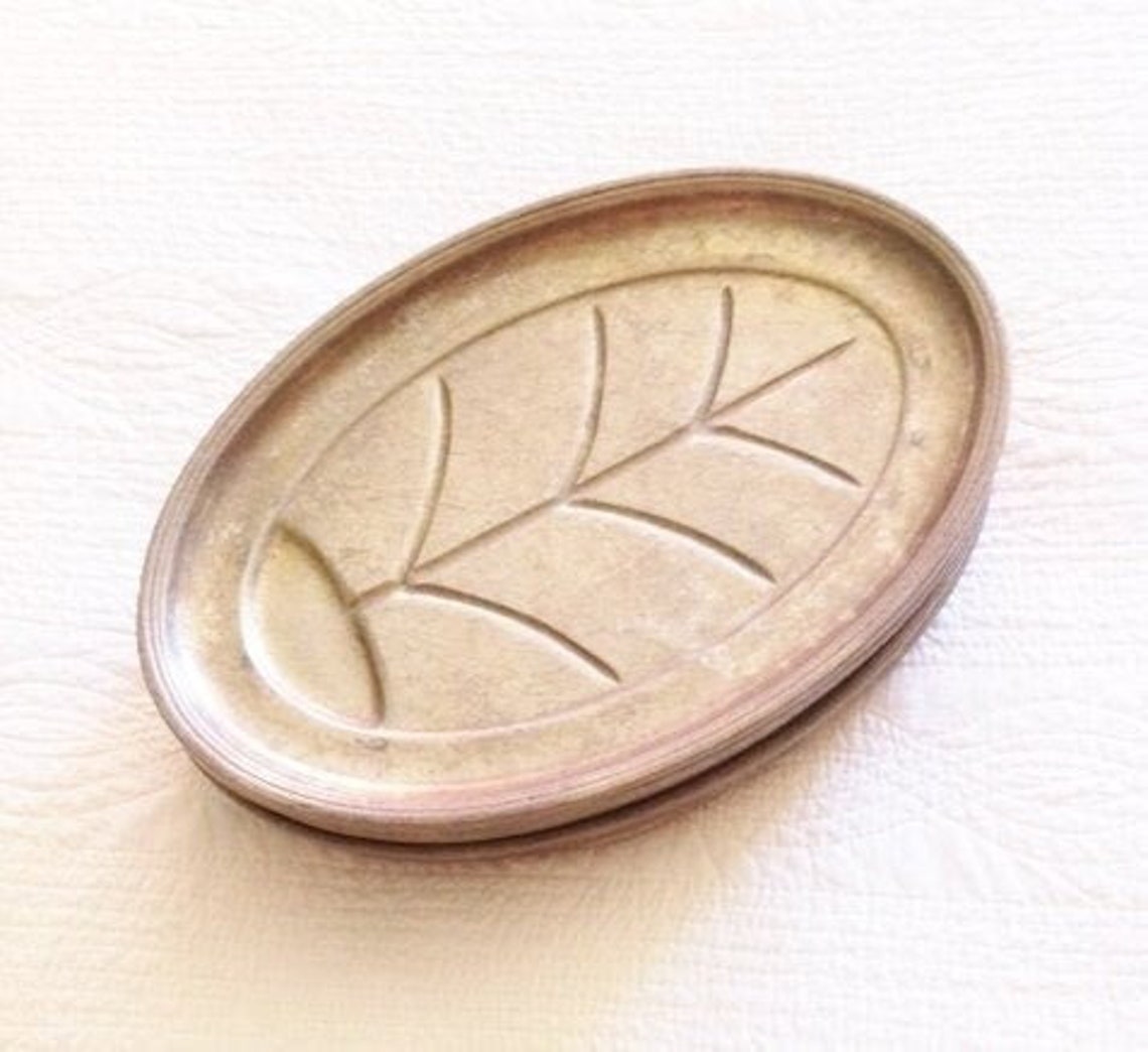 Vintage Cottage Home Pewter Steak and Seafood Plates Set of Etsy