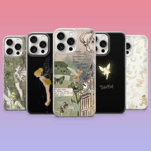 Tinker Bell Phone Case Fairy Dust Cover for iPhone 18, 18Pro, 17, 16, 15, 14, 13, 12, Samsung S26, S25, S24, A56, A16, Pixel 11, 10,9