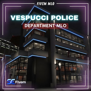FiveM Vespucci Police Department MLO, Police Station Roleplay Map