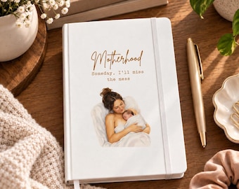 Motherhood Journal | Made During Naps, Hardcover Notebook for New Moms