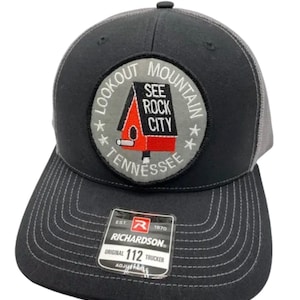 Lookout Mountain Tennessee See Rock City Richardson 112 Trucker-keps med broderad lapp