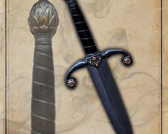 Tudor foam LARP poniard for live action role playing or cosplay.