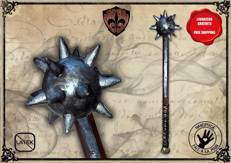 Morningstar Weapon Drawing