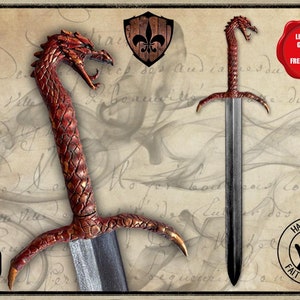Draco foam LARP sword for live action role playing or cosplay. *TAX INCLUDED*