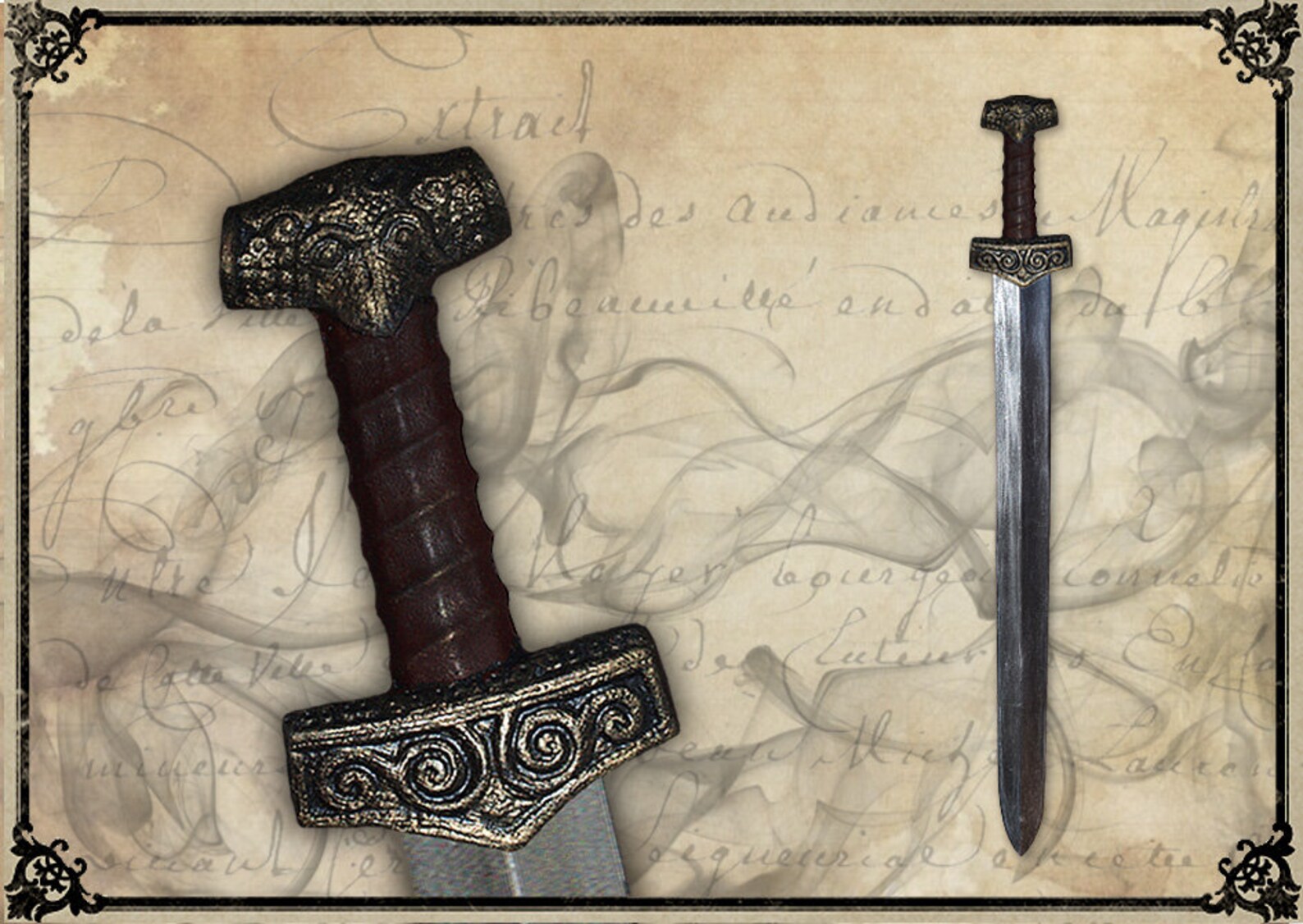 Mjolnir Foam LARP Sword for Live Action Role Playing or Etsy