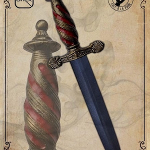 Vicompte foam LARP dagger for live action role playing or cosplay.