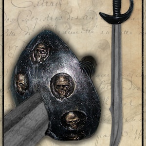 7 skulls foam LARP sword for live action role playing or cosplay. *TAX INCLUDED*