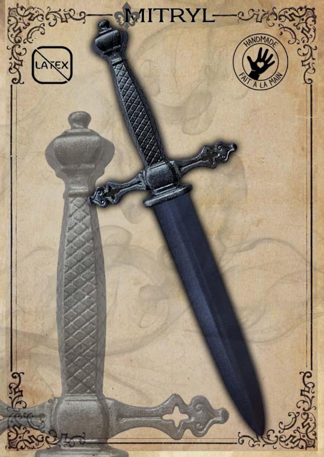 Borgia Foam LARP Dagger for Live Action Role Playing or Cosplay. - Etsy