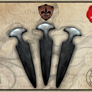 Aces of spades foam LARP throwing daggers for live action role playing or cosplay. *TAX INCLUDED*