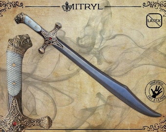 Sheherazade foam LARP sword for live action role playing or cosplay. *TARRIF INCLUDED*
