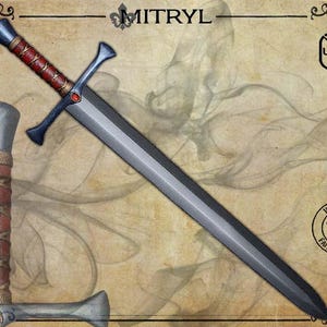 Aria foam LARP sword for live action role playing or cosplay. *TARIFF INCLUDED*