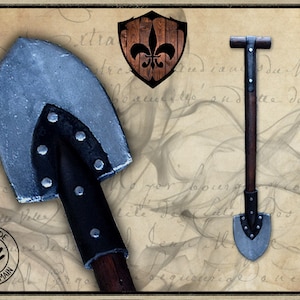 Foam LARP Shovel: Queen of Spades Cosplay Prop
