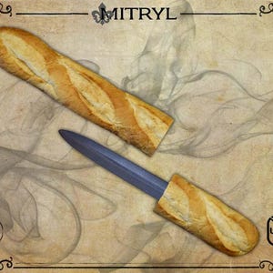 Bridget the baguette foam LARP food for live action role playing or cosplay. *TAX INCLUDED*