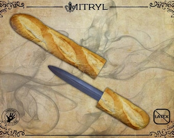 Bridget the baguette foam LARP food for live action role playing or cosplay. *TAX INCLUDED*