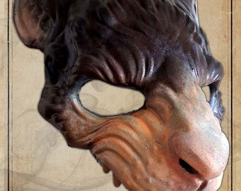 Skaven Mask, Ratman mask, LARP mask, Halloween mask and Cosplay mask.