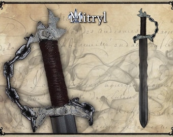 Orcish foam LARP sword for live action role playing or cosplay. *TARIFF INCLUDED*