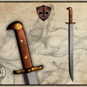 Langmesser foam LARP sword for live action role playing or cosplay. *TAX INCLUDED*
