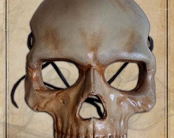 Skeleton Mask, undead mask, undead mask, LARP mask, Halloween mask and Cosplay mask.