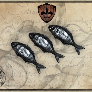 Sandrine the sardine foam LARP food for live action role playing or cosplay. *TAX INCLUDED*