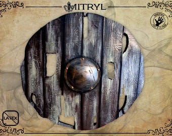 IVAR, Foam shield for Larp or Cosplay. Handmade viking shield. *TARIFF INCLUDED*