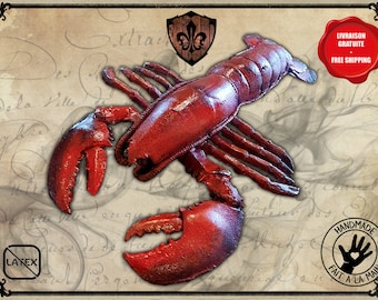Red the lobster. Foam LARP food for live action role playing or cosplay. *TAX INCLUDED*
