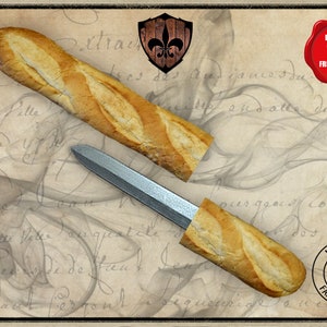 Bridget the baguette foam LARP food for live action role playing or cosplay. *TAX INCLUDED*