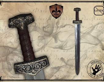 Mjölnir-Schaumstoffschwert für LARP-Spiele, Live-Rollenspiele oder Cosplay. *Zinsen inklusive*