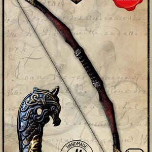 Ranger&#39;s Dragon LARP Bow: Handmade Foam Cosplay Prop