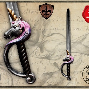 Starlight foam LARP sword for live action role playing or cosplay. *TAX INCLUDED*