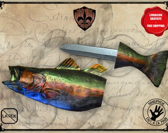 Terrence the Trout foam LARP food with hidden dagger for live action role playing or cosplay. *TARRIFS INCLUDED*