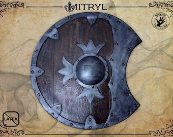 TORVI, Foam shield for Larp or Cosplay. Handmade viking shield. *TARIFF INCLUDED*