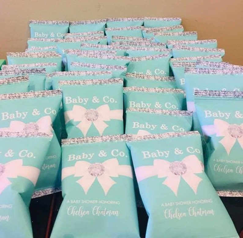 BABY & CO chip bags party favors custom chip bags favors Etsy