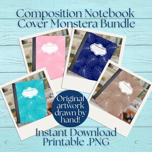 Printable Composition Notebook Cover PNG Back to School Personal ...