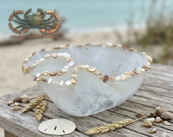 Abalone Drift Accent Bowl