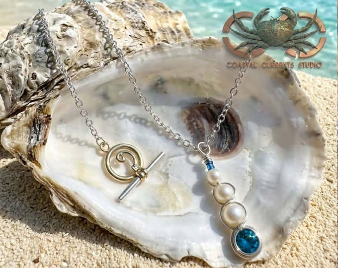 Coastal Cascade Pendant Necklace