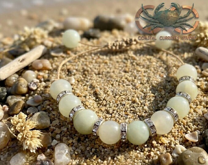 Ocean Spray Jade Bracelet