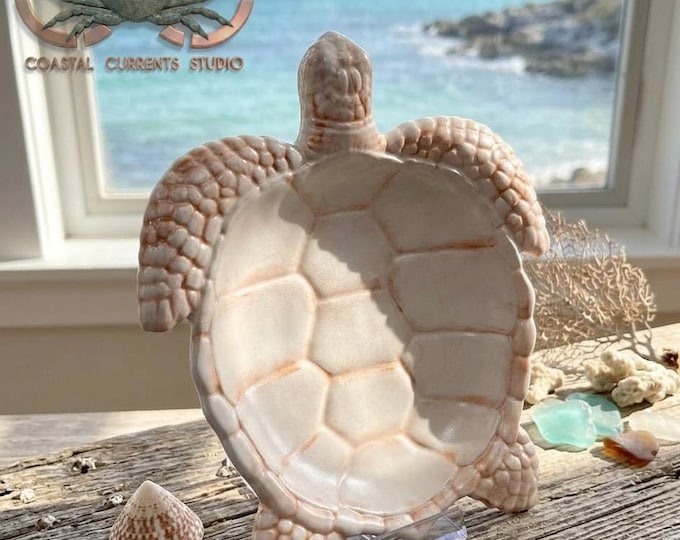 Honu Shoreline Turtle Dish 6