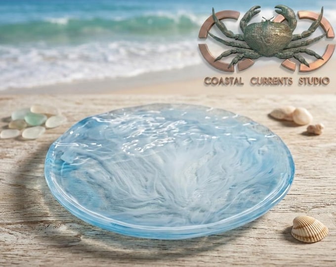 Lagoon Swirl Dish-Blue