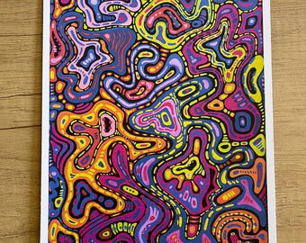 Jupiter Drive - Original Acrylic Painting and Prints