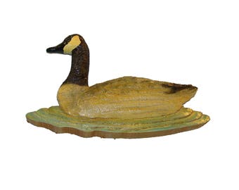 Chainsaw Carving by Brad Martin Classic Early Wall Art Canada Goose Carved Wooden Canadian Goose Signed Original