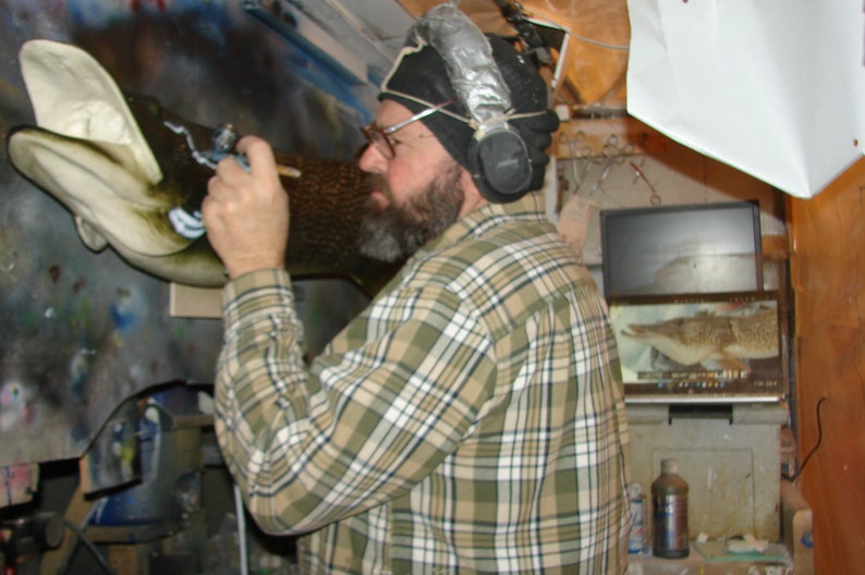 Catfish Carving Wall Mount Rustic Cabin River Lake Fish Wall Art Home