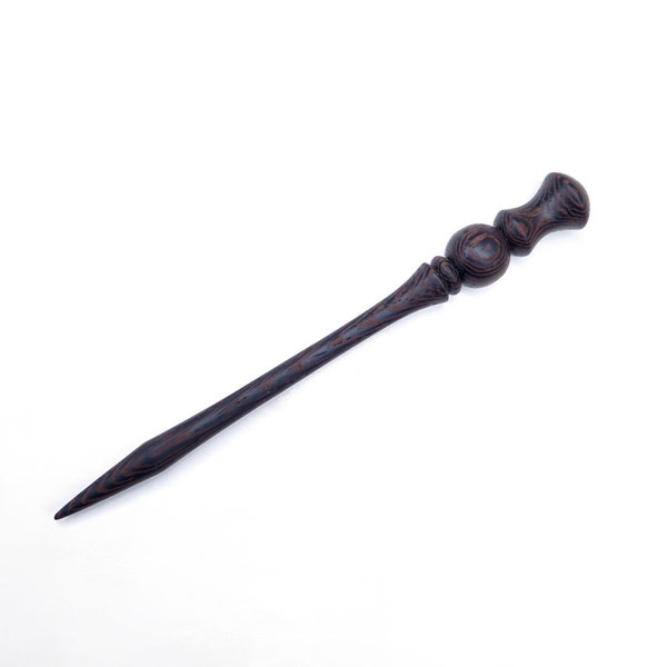 Wood Hair Stick: Hand Turned Wooden Hair Stick