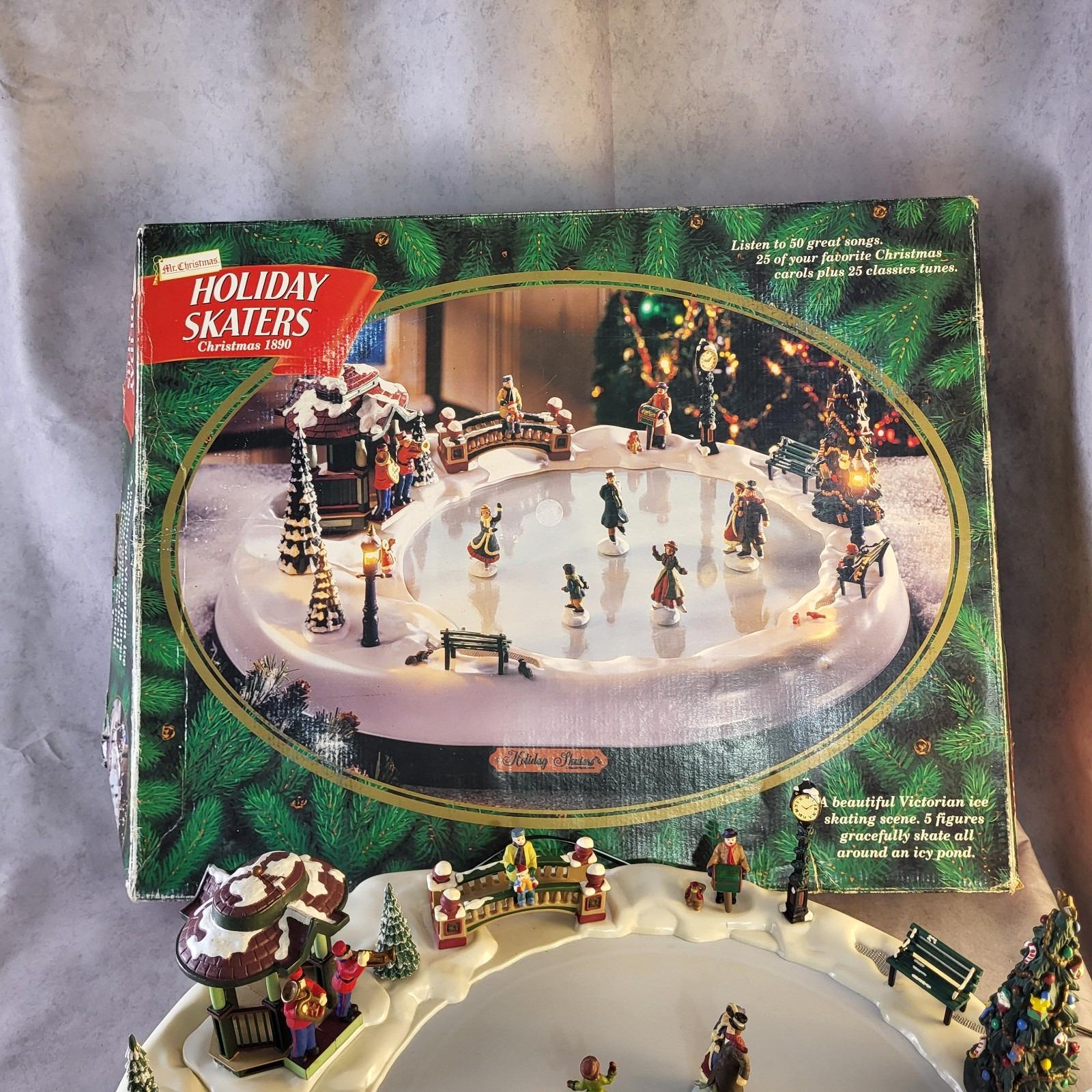 Mr Christmas Holiday Skaters - Etsy