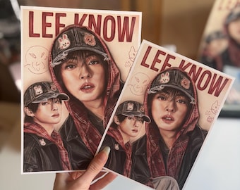 Stray Kids LEE KNOW fanart print